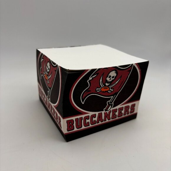 Vintage Tampa Bay Buccaneers Football Flag Logo Note Block Sticky Notes - Picture 1 of 16